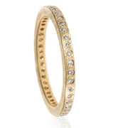 TODD REED Rose Gold Diamond Eternity Band